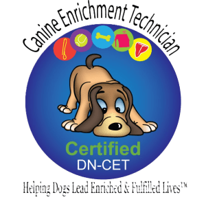 created by canine enrichment technician